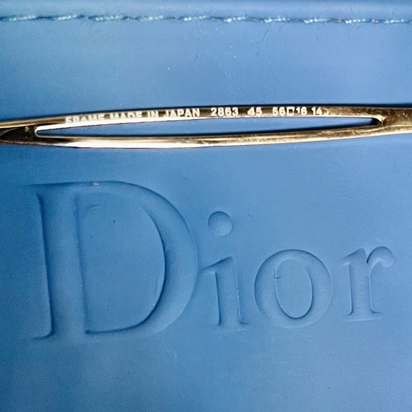 Christian Dior Authentic &Vintage Pale gold metal frames Replaceable Rx lenses - Picture 9 of 12